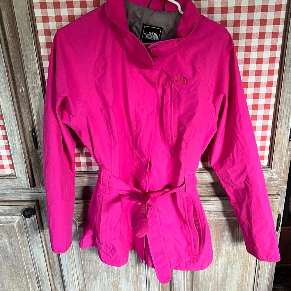 The North Face Fuchsia Belted Jacket